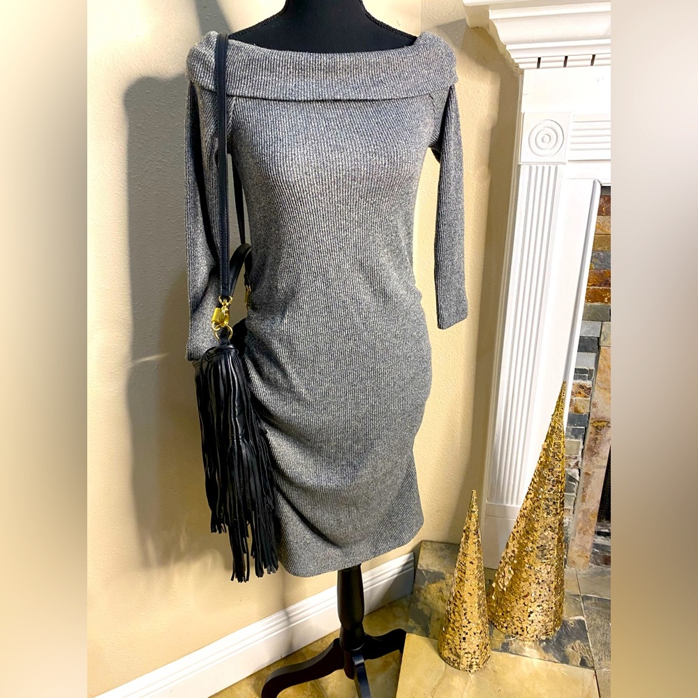 GAP Maternity Off the Shoulder Sweater Dress